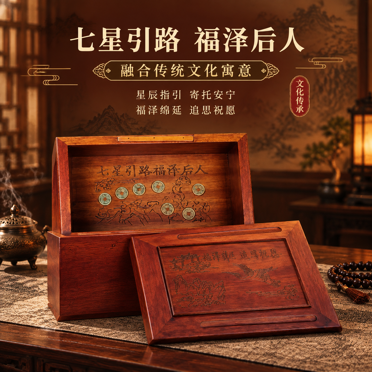 [主图-2] 核心亮点·七星引路文化寓意，展示内部结构与文化内… - 图片创意预览