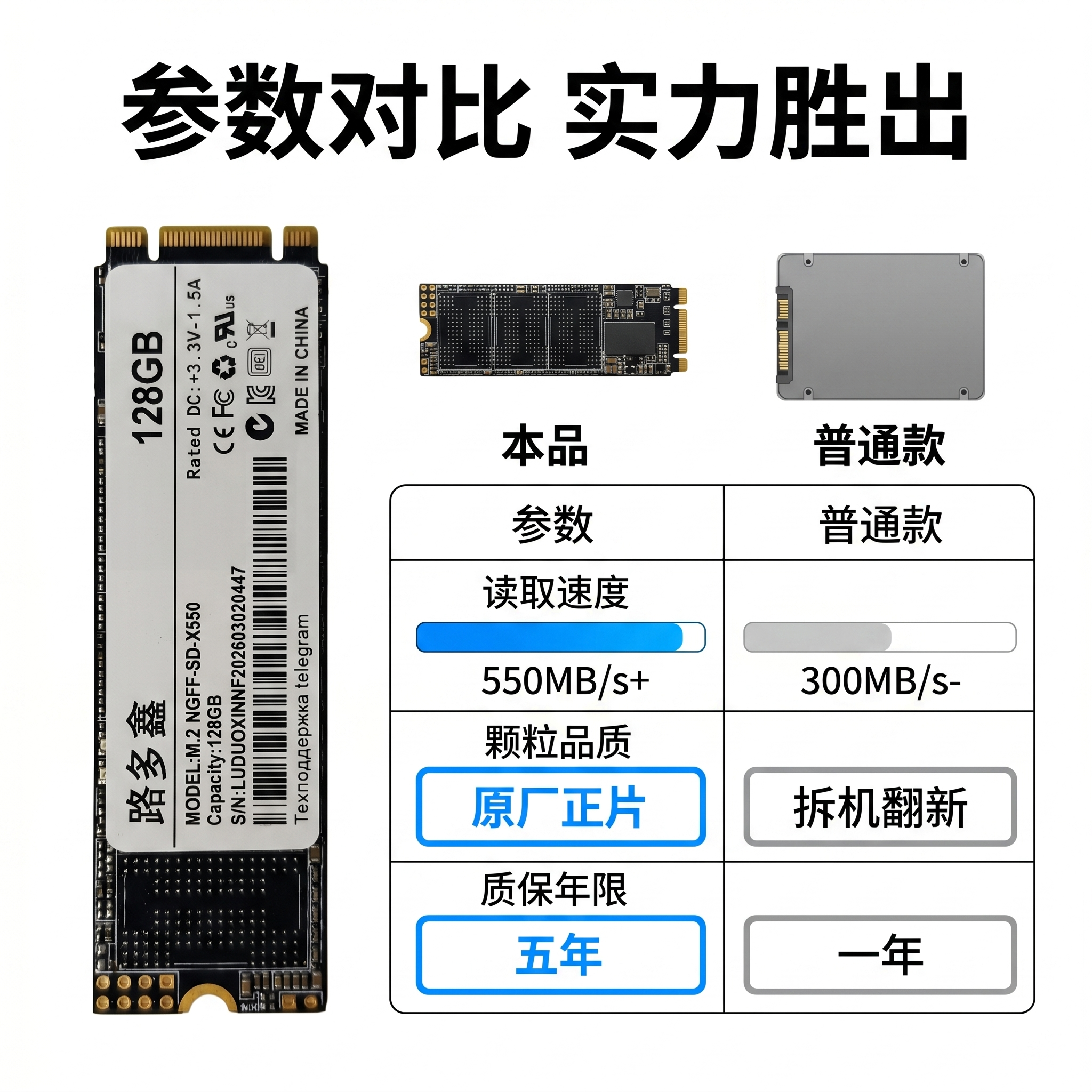 [主图6] 竞品参数对比主图。 [氛围风格] 硬核对比，直观优… - 图片创意预览