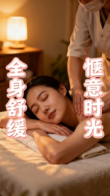生成50张上门按摩的照片，图片不要加联系方式进去，可以加入一些文字预览效果