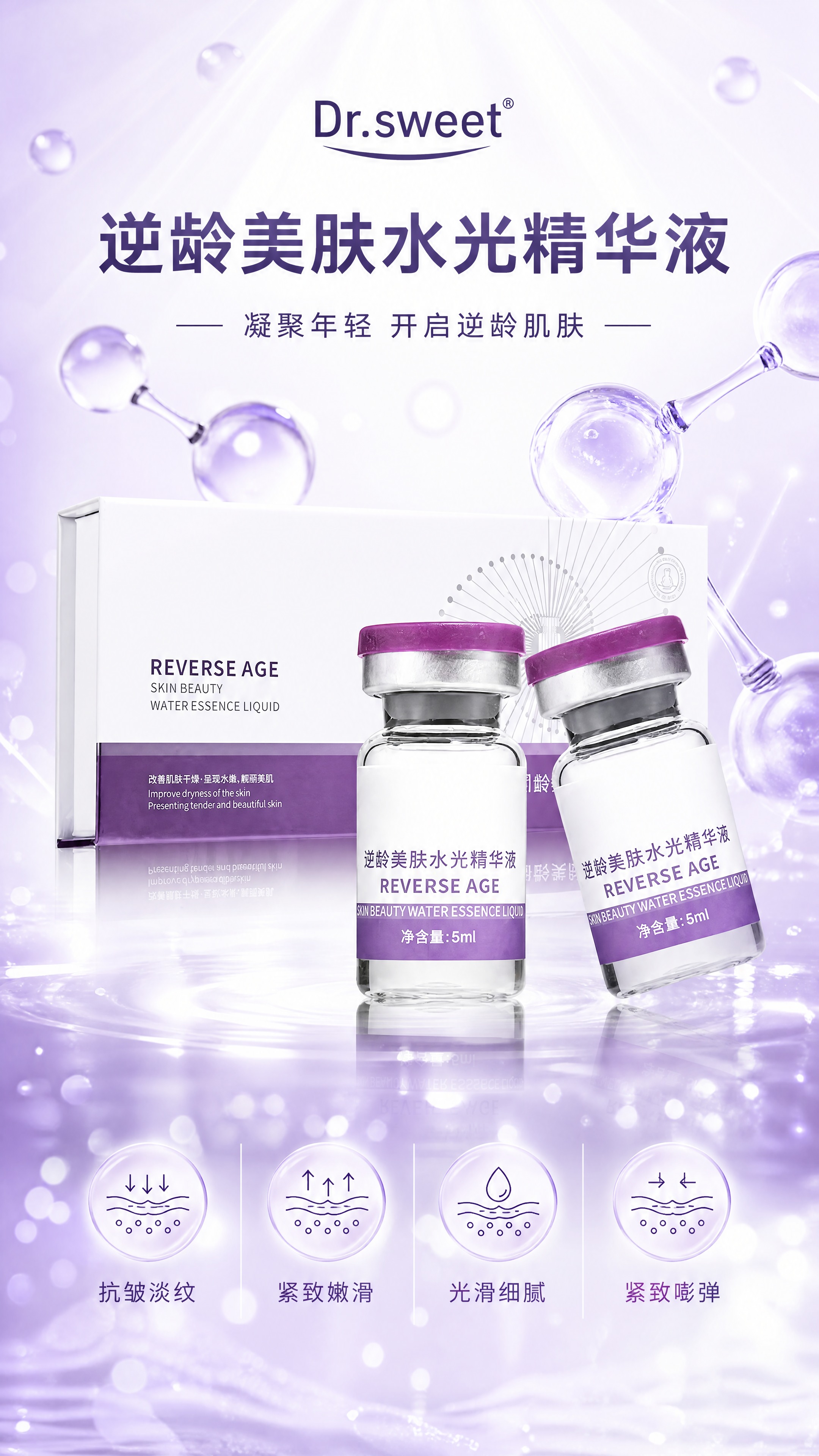 [商品] 使用【图1】Dr.sweet逆龄美肤水光精华液产品图… - 图片创意预览