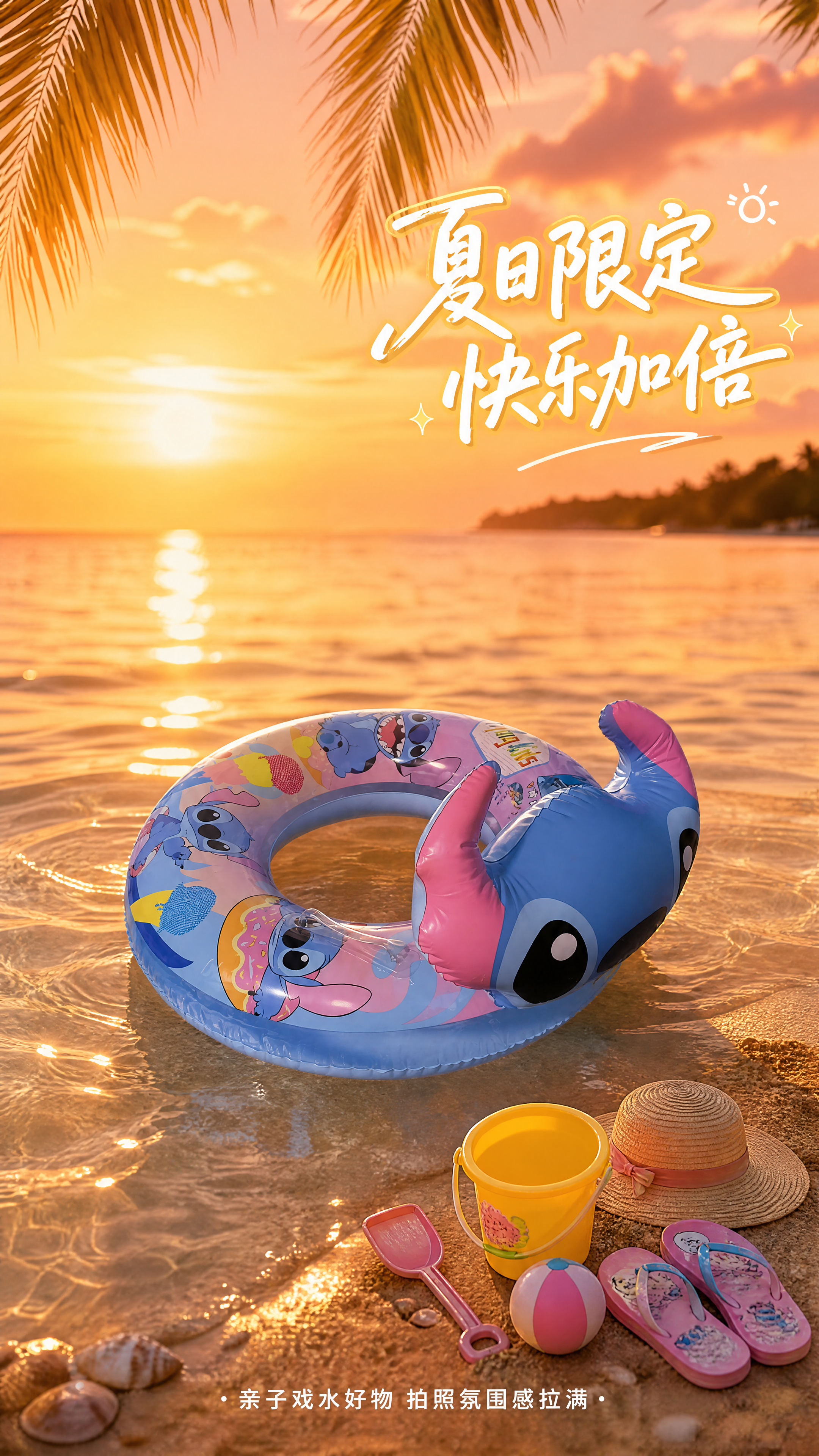[第10张] 详情页使用场景-夏日度假氛围感大片。本张使用【图… - 图片创意预览