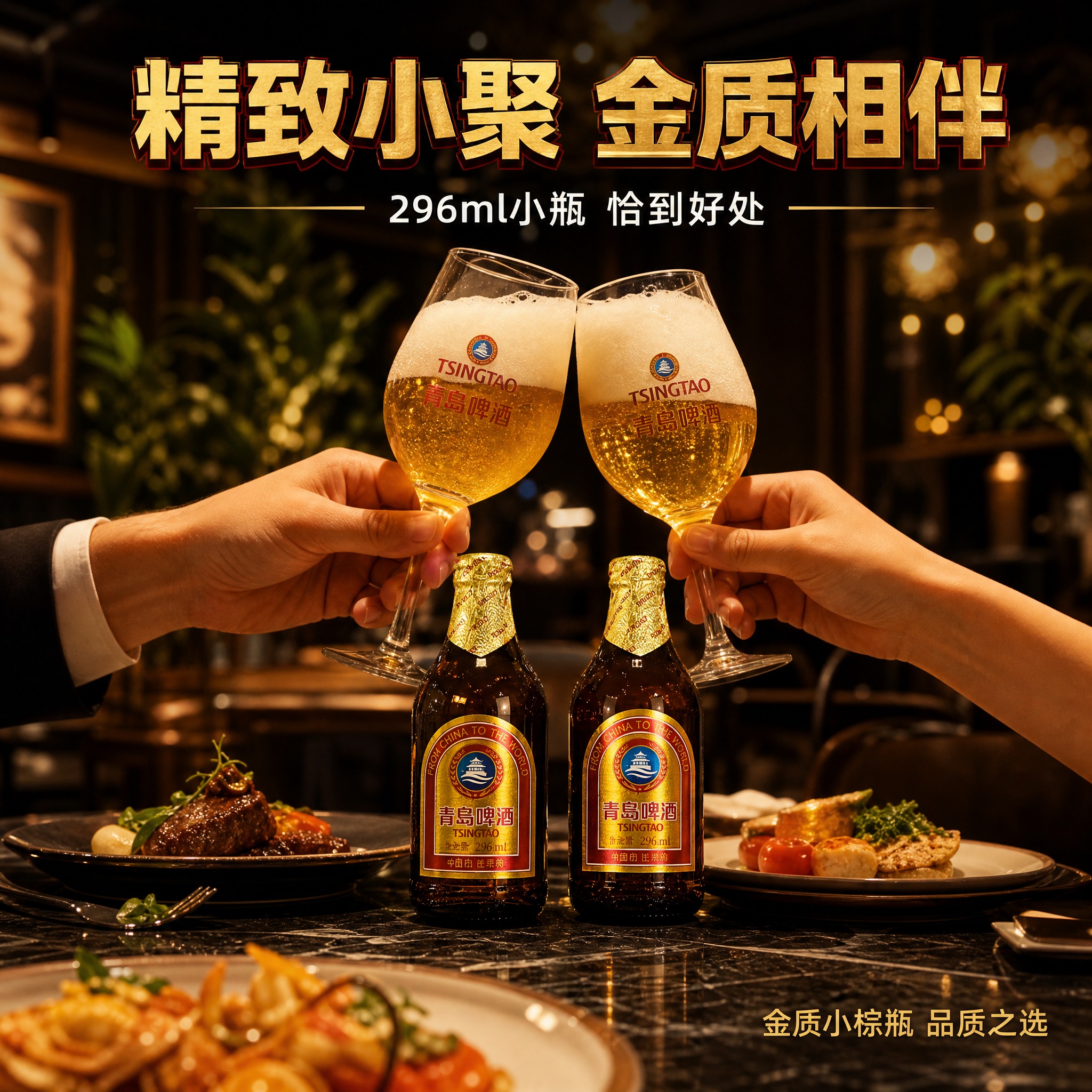 [主图-4] 生活场景 高端餐厅小聚场景 代入感体验图 [统一… - 图片创意预览