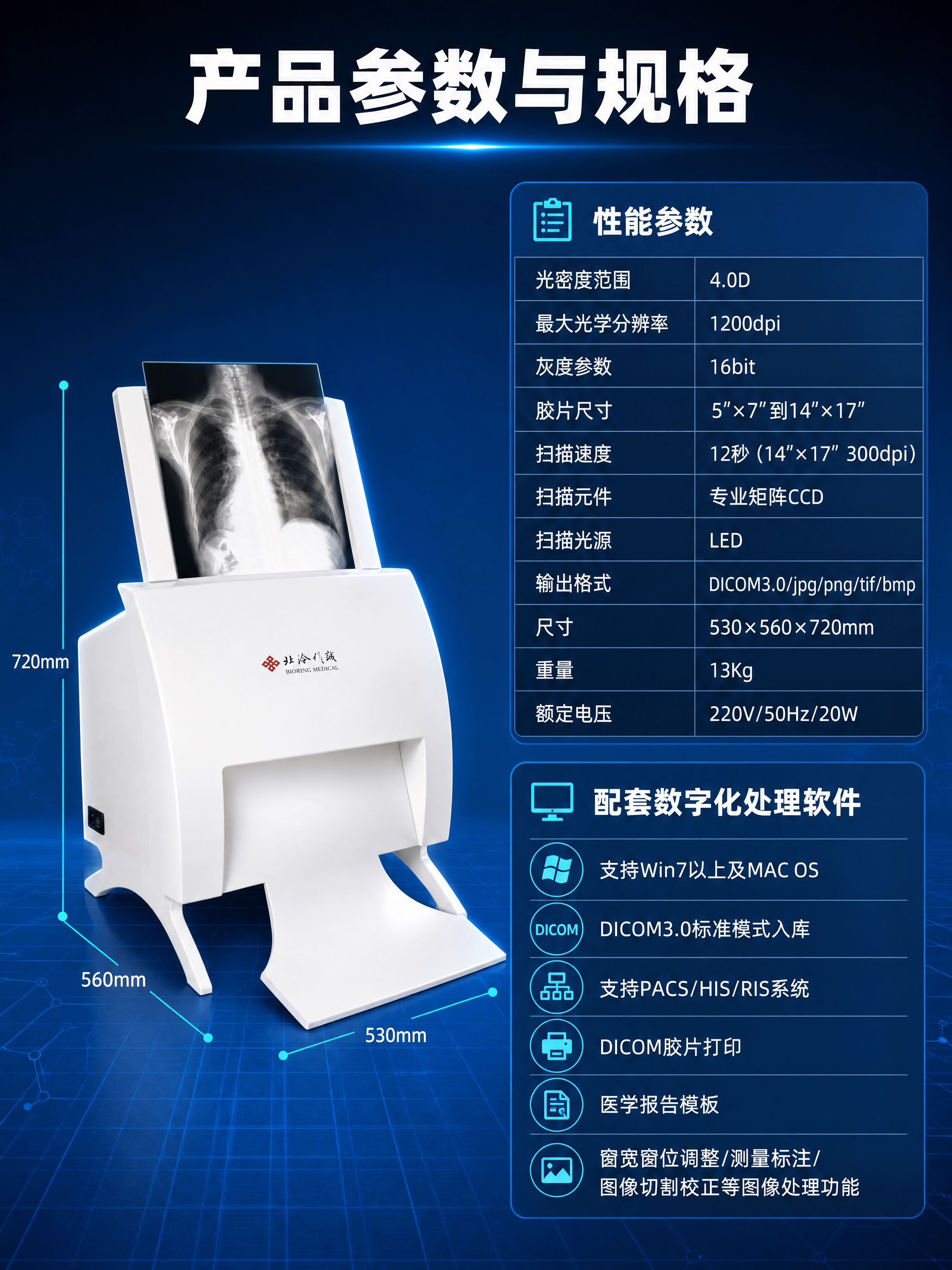 [商品] 使用【图1】BLM-S8型医用胶片扫描仪；保留白色机… - 图片创意预览
