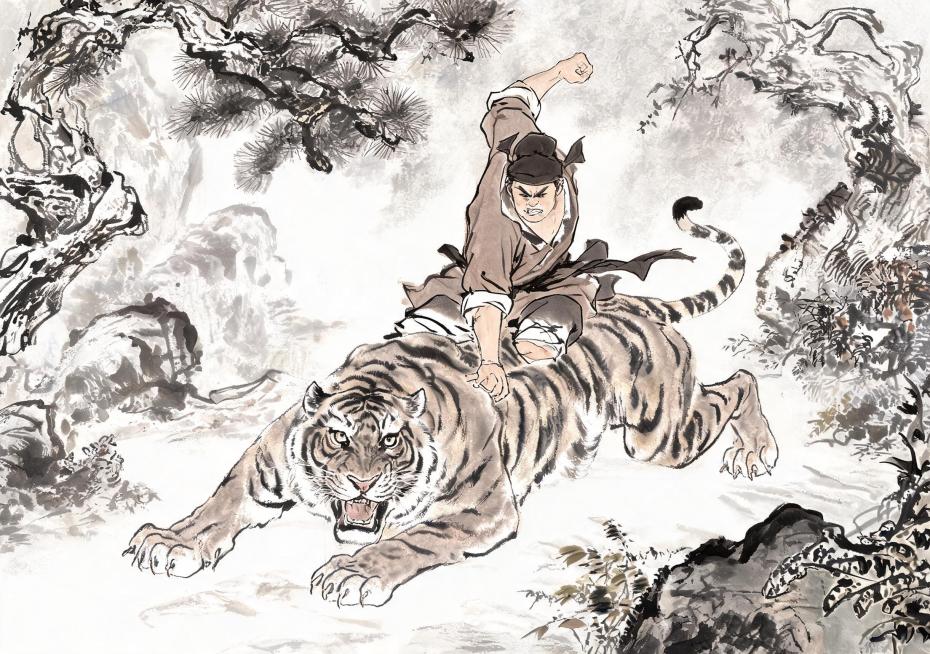 生成武松打虎场景预览效果