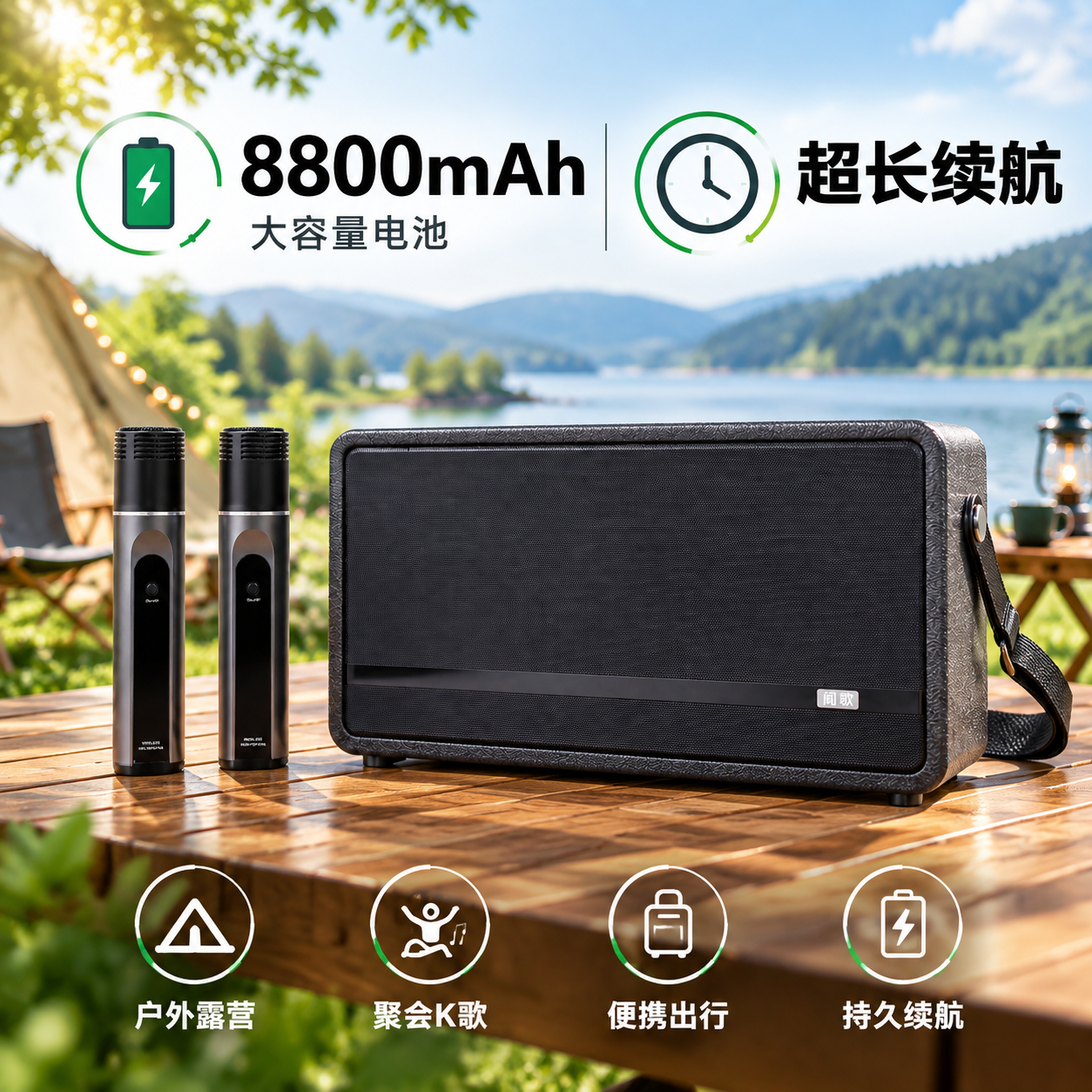 [主图-4] 续航能力展示，对应详情页第4张。目标突出8800… - 图片创意预览