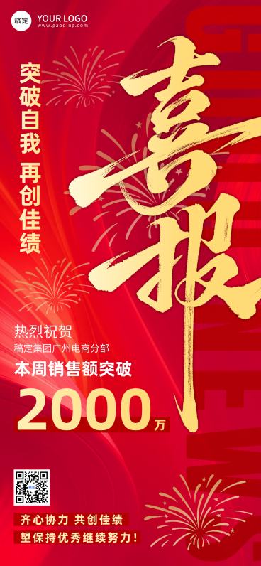 企业宣传喜报战报预览效果