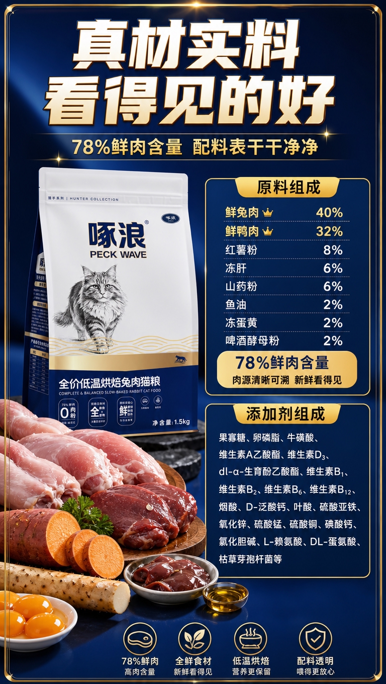 [商品] 使用【图3】左侧原料组成和添加剂组成完整信息（鲜兔肉… - 图片创意预览