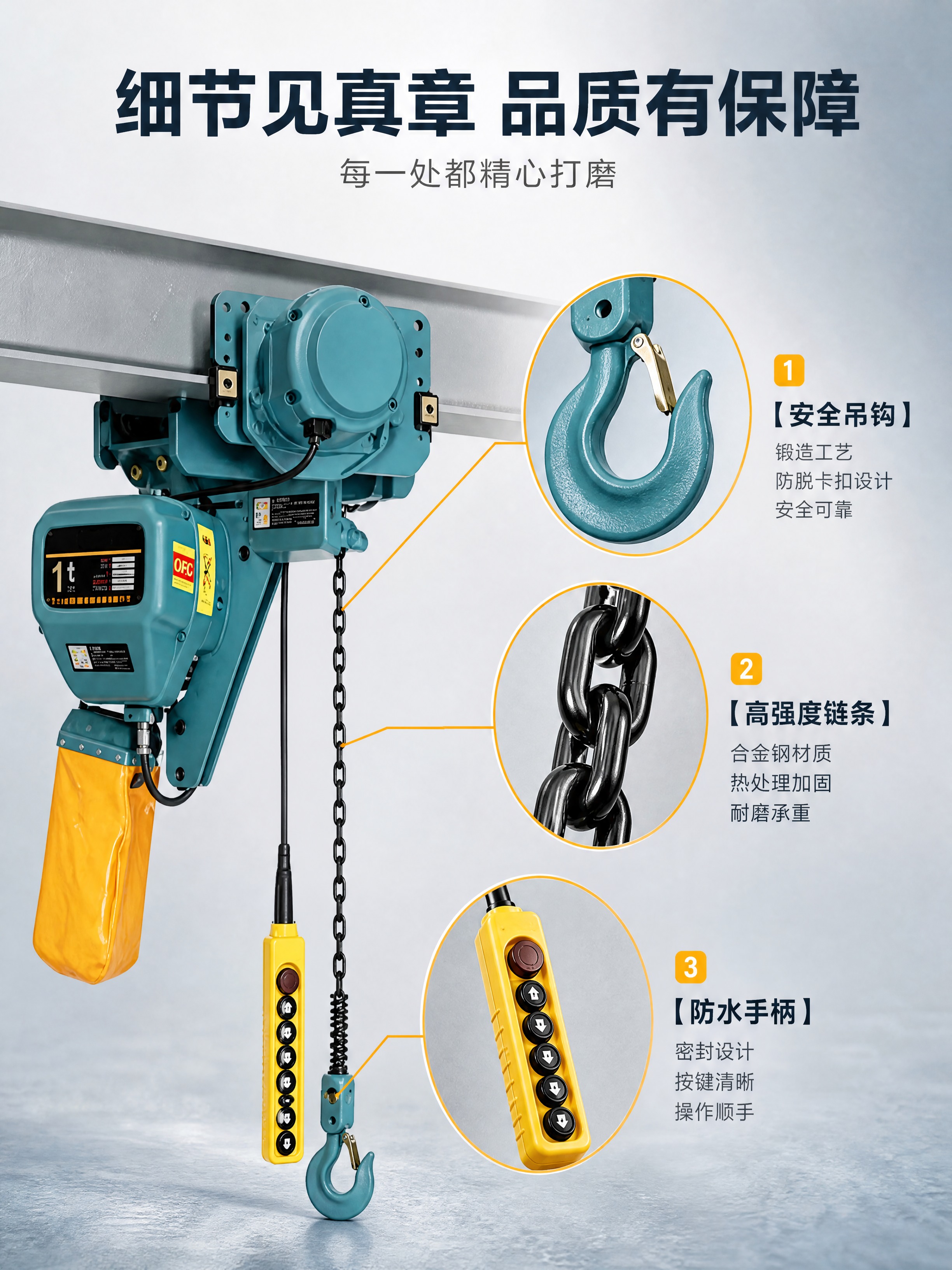 [商品] 使用【图1】MDE低净空环链电动葫芦；保留全部结构、… - 图片创意预览