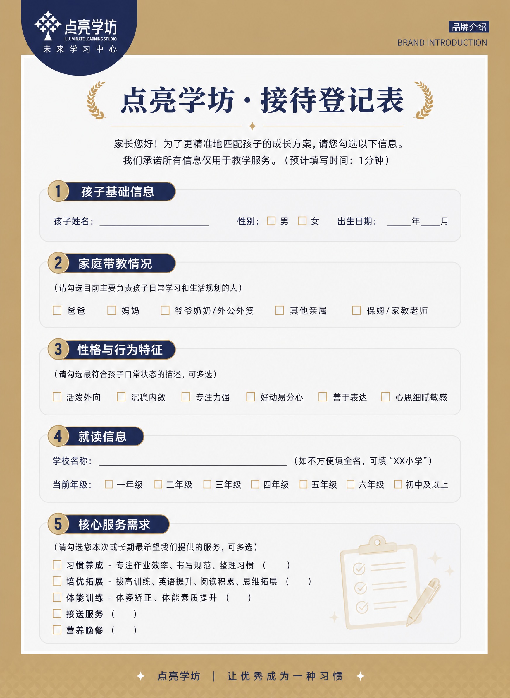 参考图1的版式骨架、配色体系（藏蓝色+金色+米白色）、字体风格… - 图片创意预览
