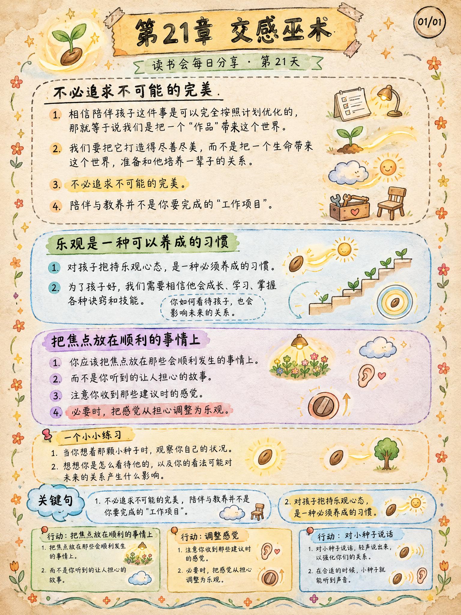 手绘涂鸦笔记(Sketchnote)风格，经典手账风，3:4竖… - 图片创意预览