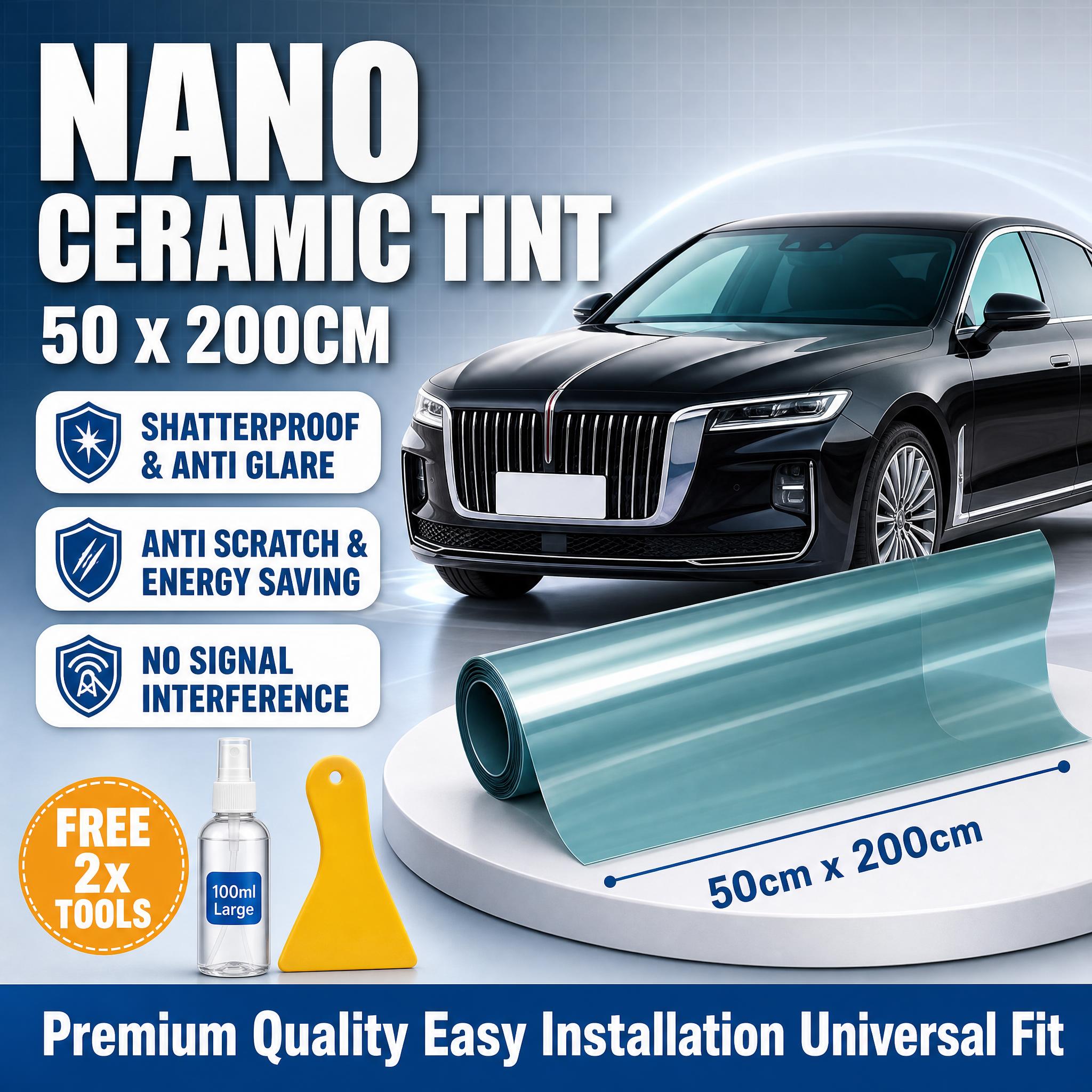[单张主图] 纳米陶瓷汽车隔热膜（Nano Ceramic T… - 图片创意预览