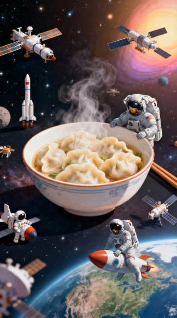 航天元素也有点卡通预览效果