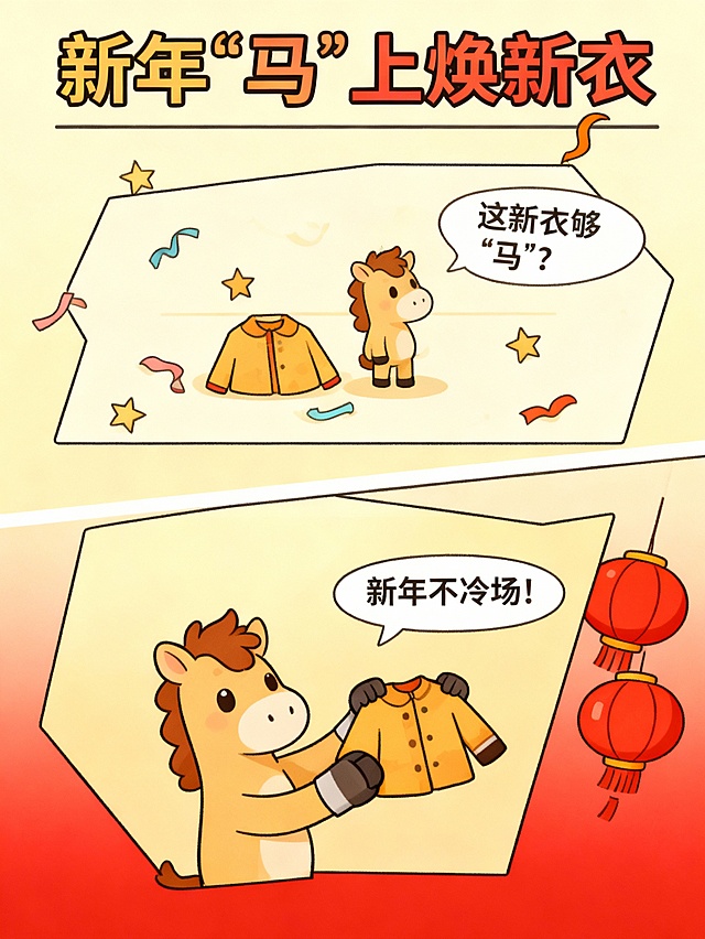 新年‘马’上焕新衣 | 衣服
