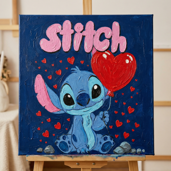 生成颜料图画产品图，尺寸1:1（可爱风格）预览效果