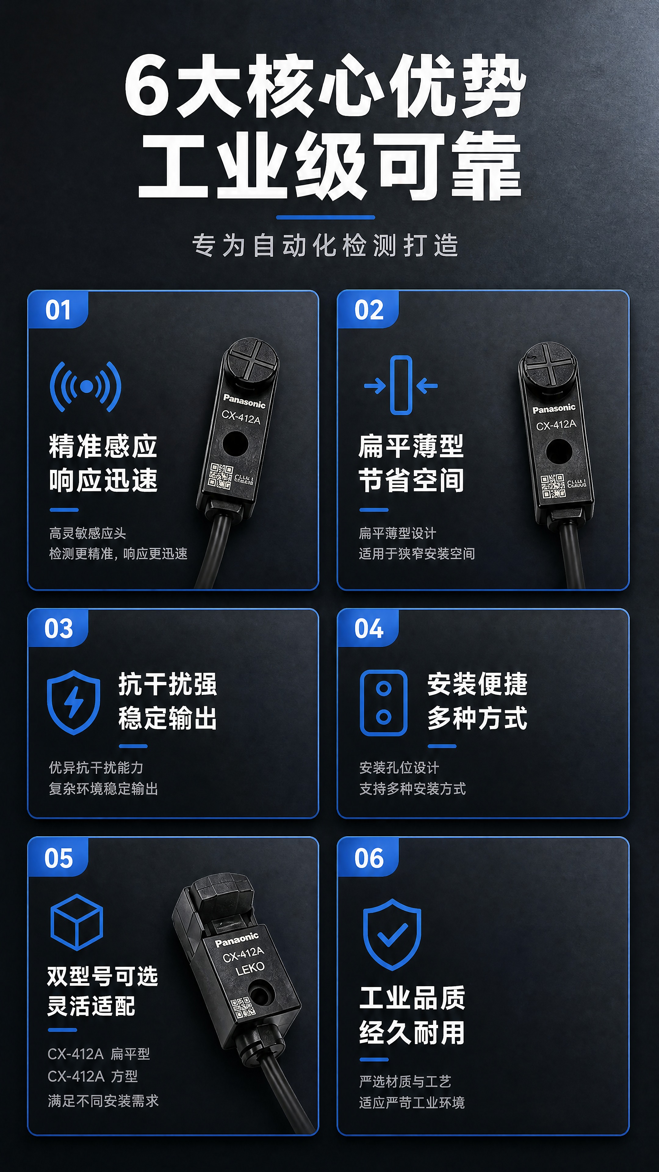 [商品] 使用【图2】中的两款松下 CX-412A 光电接近开… - 图片创意预览