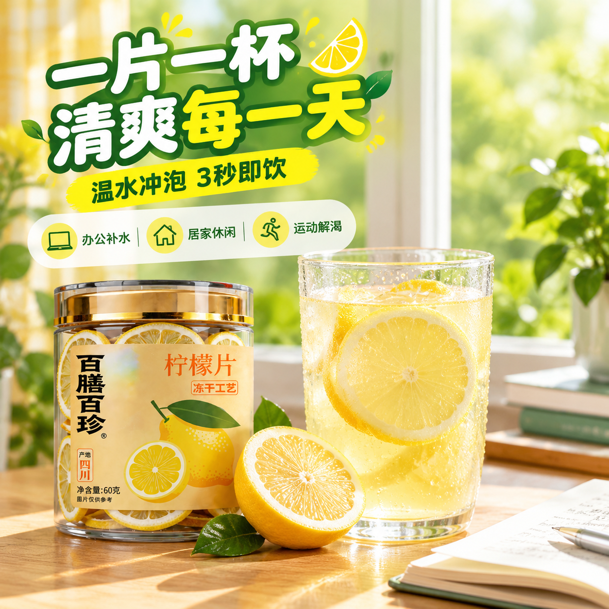 [主图-4] 冲泡饮用场景图，核心任务是展示食用方式，唤起饮用… - 图片创意预览