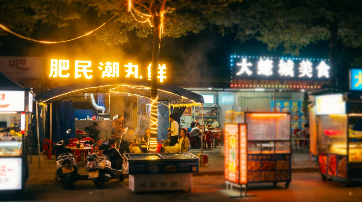 我现需要做一个关于肥民潮味鲜的美食海鲜沙煲粥的营销广告  请帮我根据素材设置分镜图 配合大师运镜手法 宣传美味沙煲粥预览效果