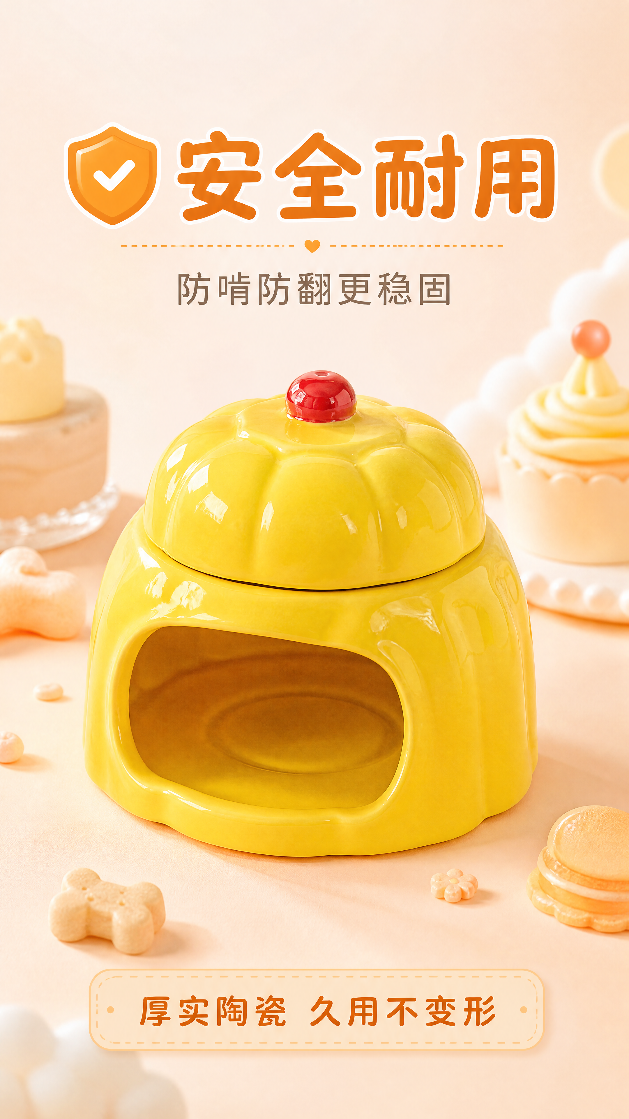 [第5屏] 核心卖点展示之安全耐用卖点。本屏使用【图1】作为商… - 图片创意预览