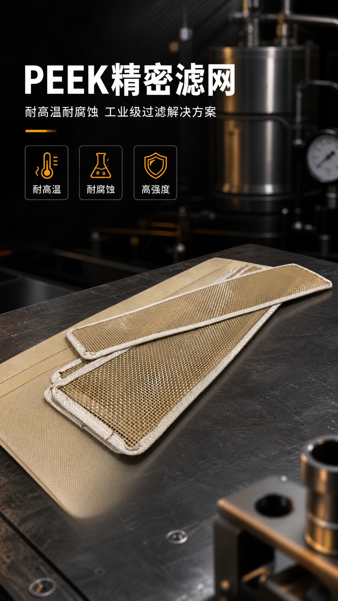 [商品] 使用【图2】PEEK滤网长条状网带；保留产品的长条形… - 图片创意预览
