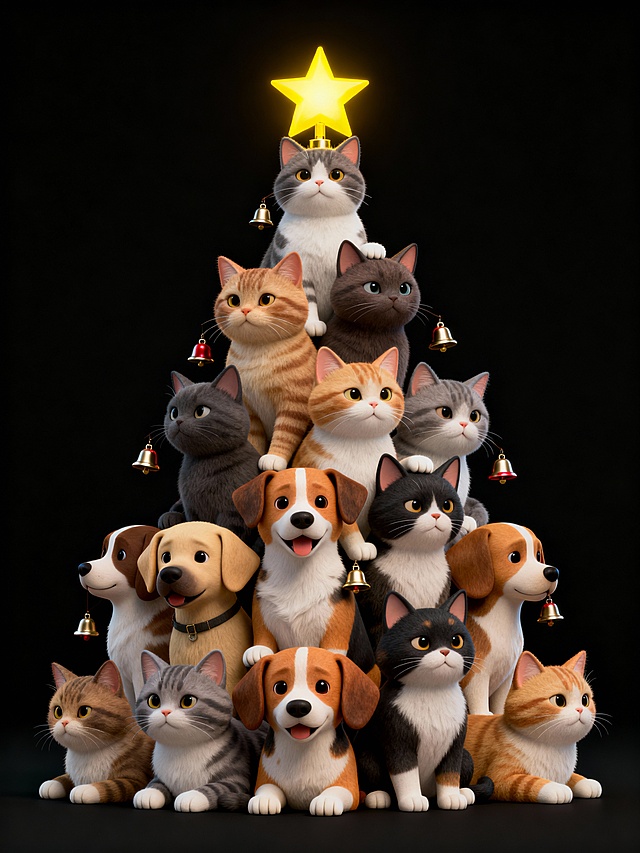 各种猫咪，各种狗