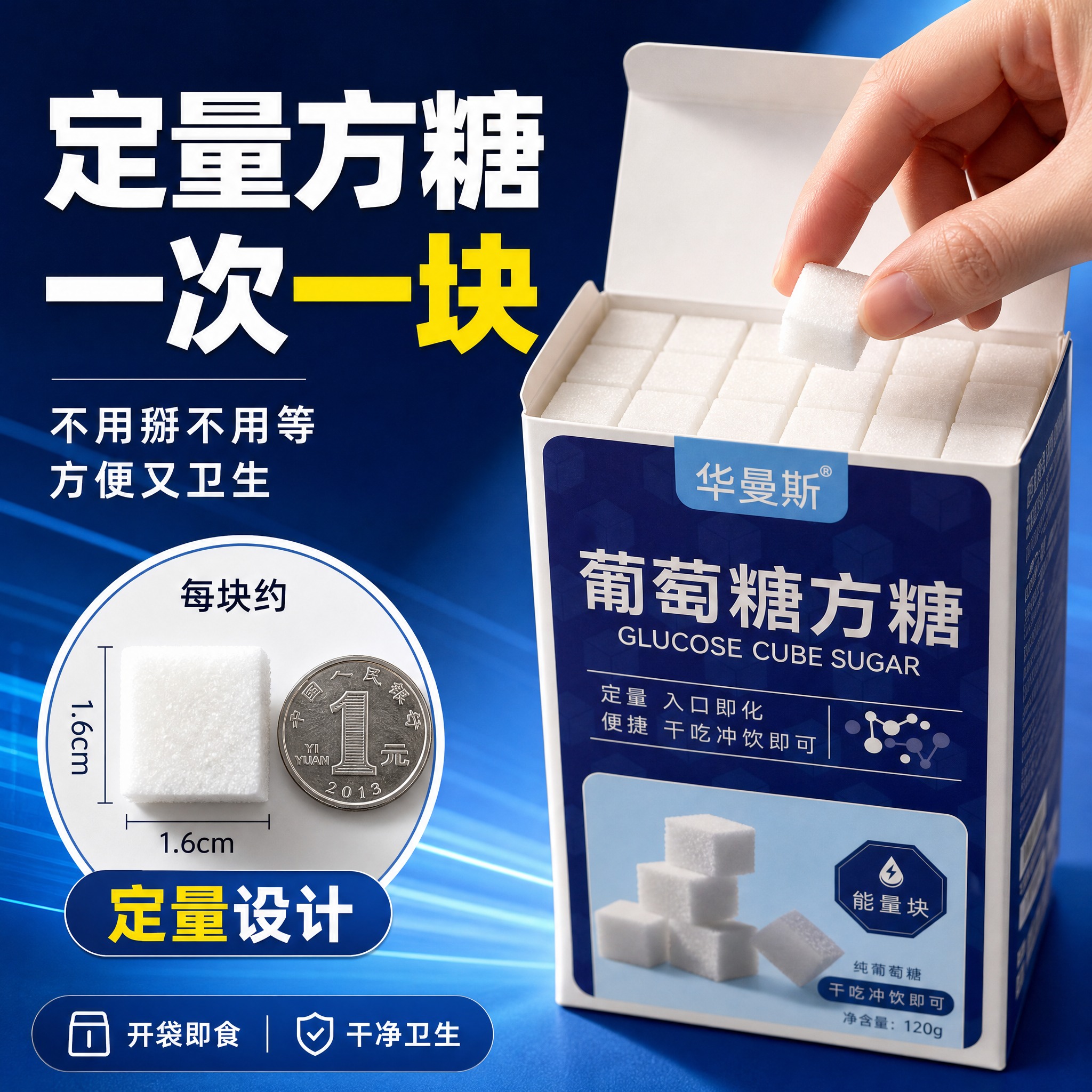 [主图-10] 定量便捷 一次一块 产品设计亮点图。 [统一基… - 图片创意预览