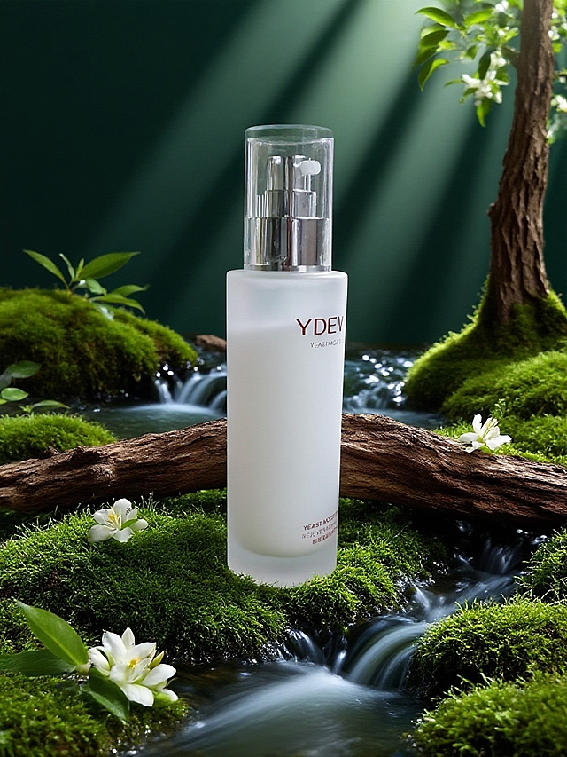 清新自然风，虚拟自然场景，流水与绿植环绕，营造纯净美感。