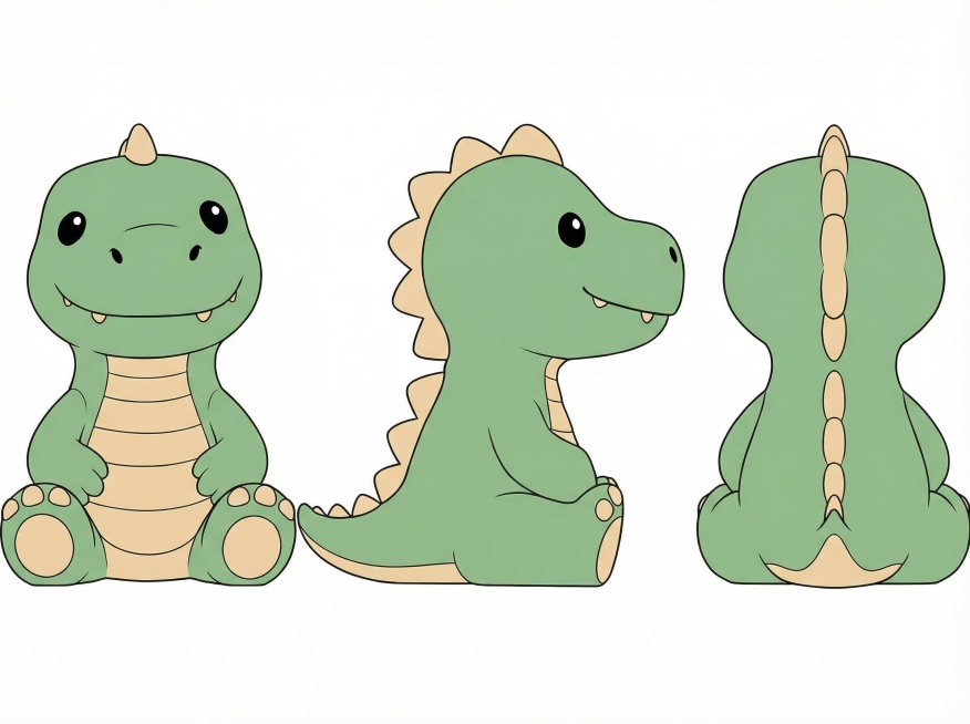 将线稿填上色预览效果