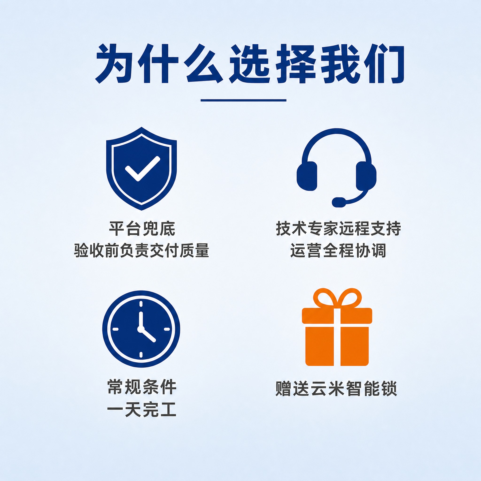 抖音小店商品主图，正方形800x800像素，服务类信任背书图。… - 图片创意预览
