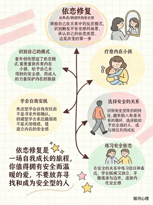 在图片右下角添加黑色小字、统一字体的“银河心理”文字预览效果