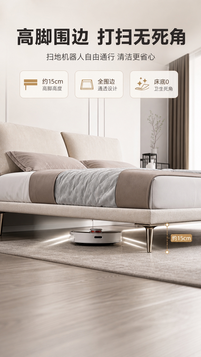 [商品] 使用【图1】意式轻奢高饱满软包床；保留双段式软包床头… - 图片创意预览
