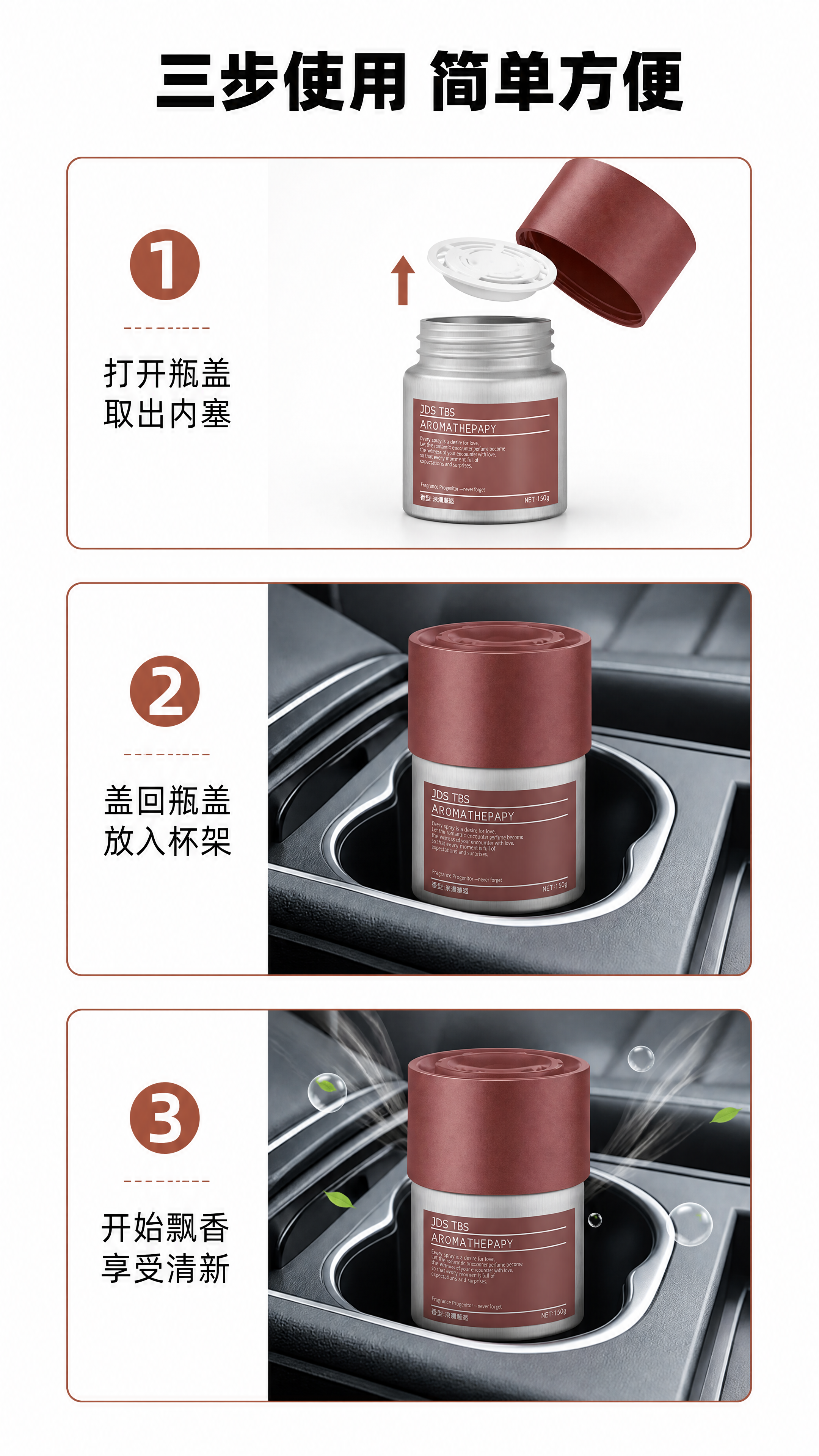 [第6屏] 使用安装步骤说明，本屏使用【图1】作为商品主体。… - 图片创意预览
