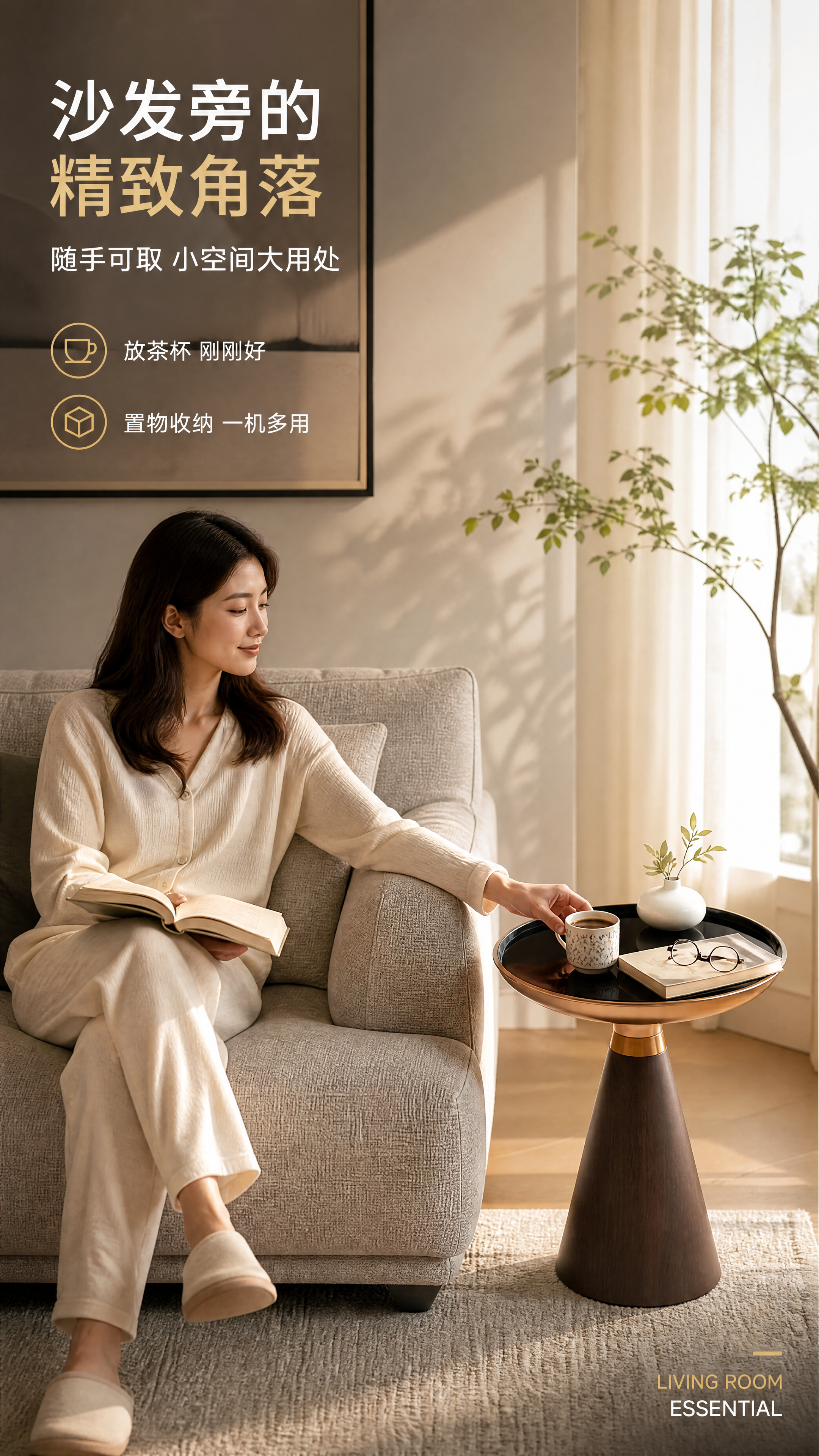 [第5张] 场景沉浸页-沙发边使用场景与人物互动。本张使用【图… - 图片创意预览