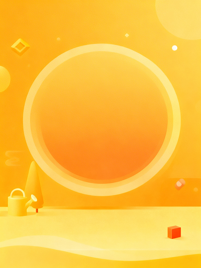 彻底去除图片中所有残留的文字内容，只保留干净完整的宣传本封面背景，保持原背景的鲜艳干净风格和色调不变