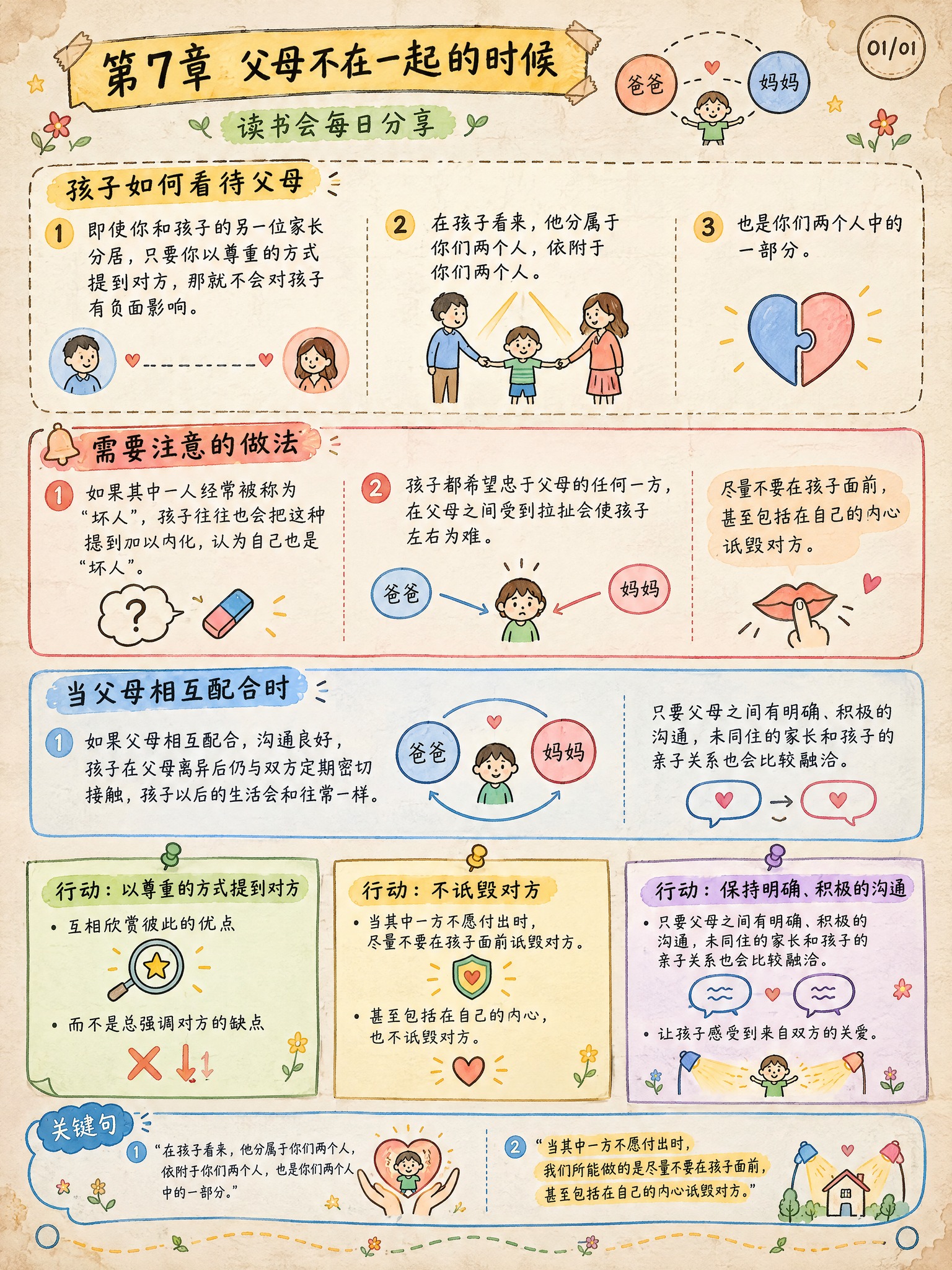 手绘涂鸦笔记(Sketchnote)风格，经典手账风，3:4竖… - 图片创意预览