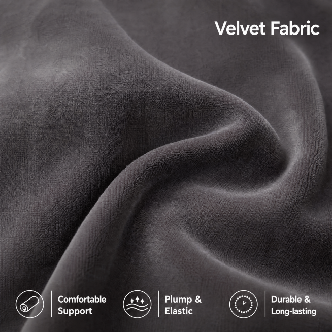Convert all Chinese text to English: top title 'Swan绒 Fabric' (keep as 'Velvet Fabric' in English),预览效果