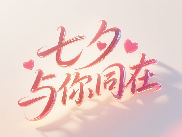 字体设计｜七夕与你同在