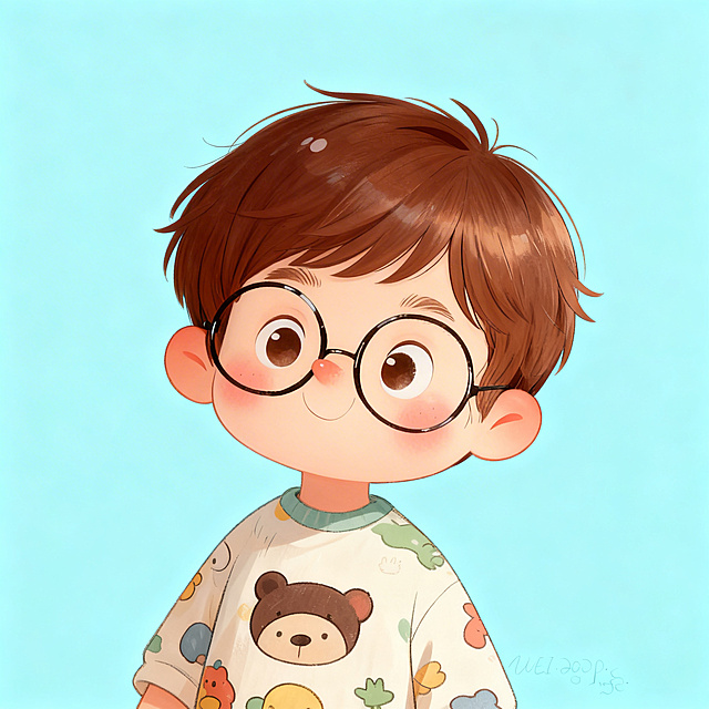 我的头像，可爱的小男孩。给人干净、清爽的感觉。