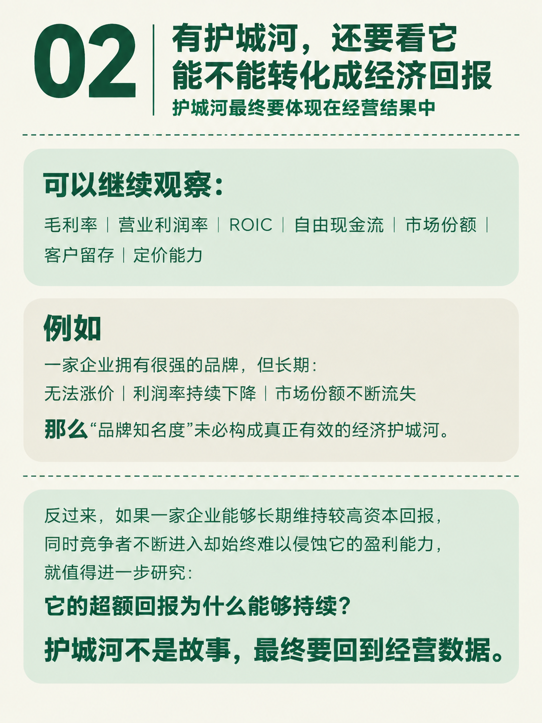 小红书知识页，极简整洁风格，米白色背景，墨绿色主文字，浅绿/浅… - 图片创意预览