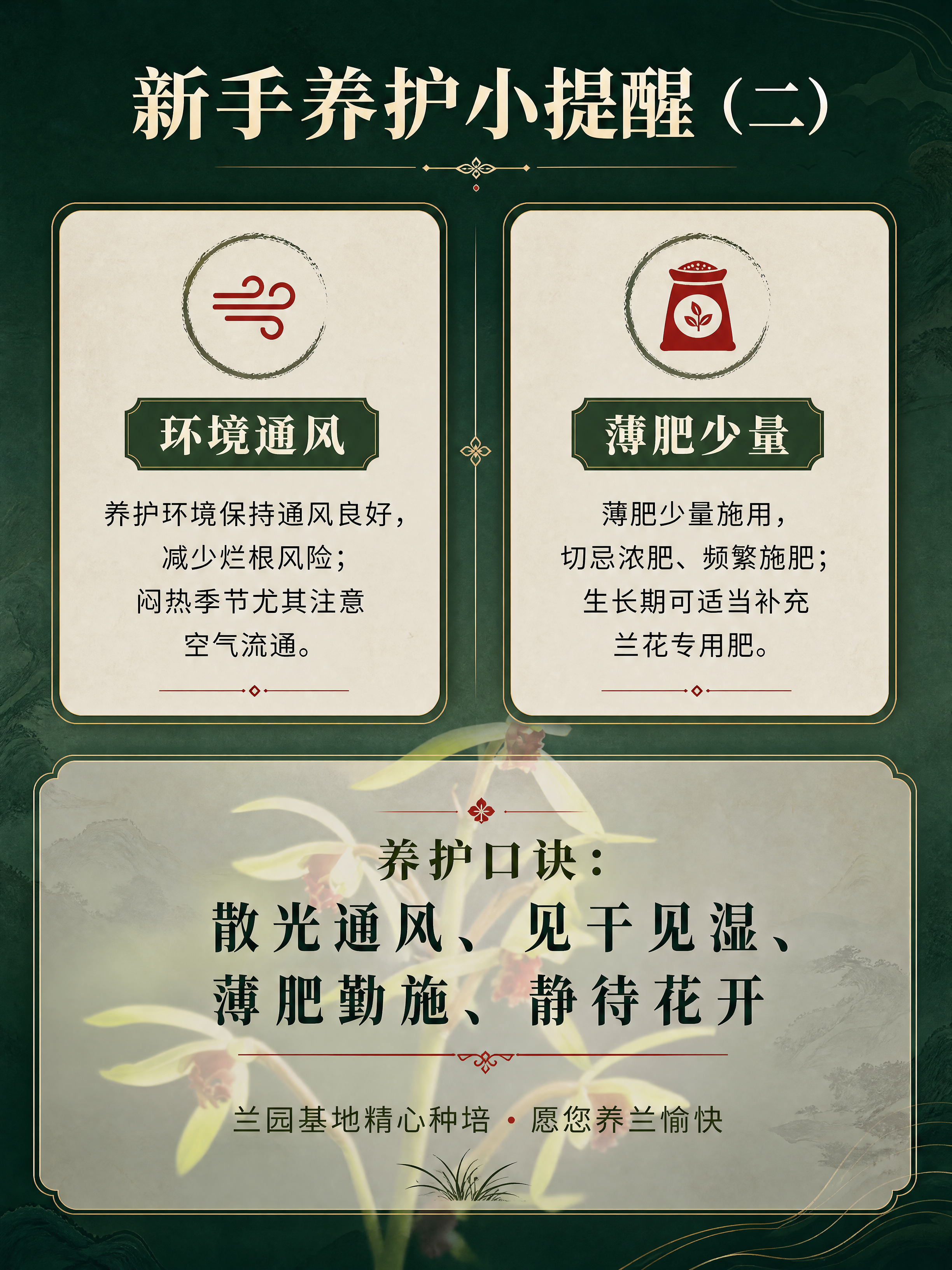 [商品] 使用【图1】碧血丹心蕙兰开花图作为底部装饰大图，半透… - 图片创意预览