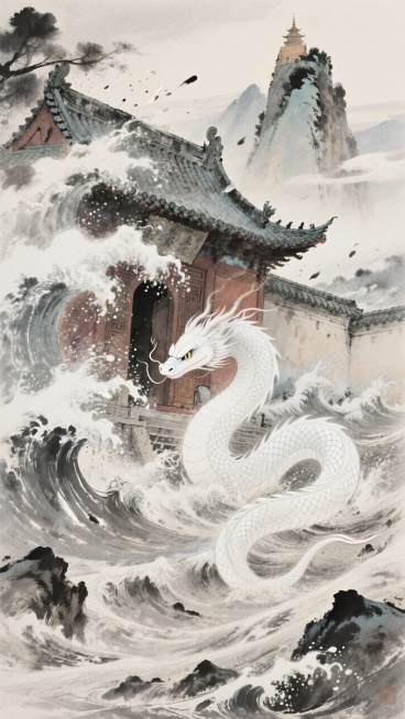 白蛇，水漫金山寺预览效果
