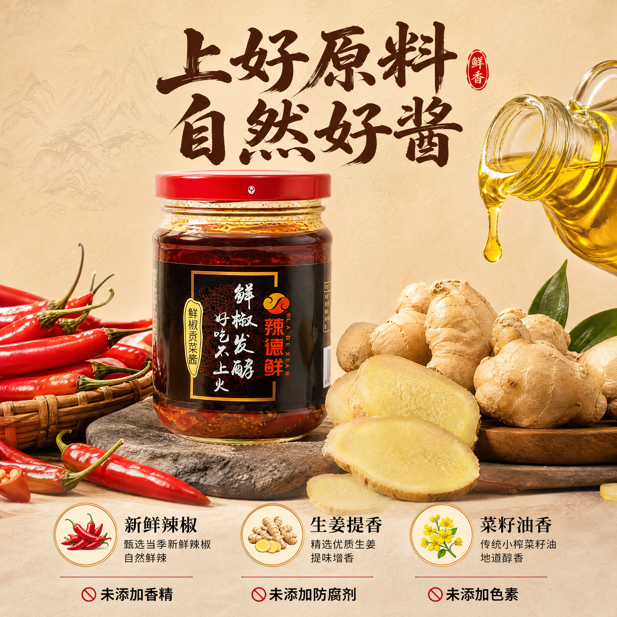 [主图-2] 核心亮点 天然原料与零添加信任主题。 [统一基调… - 图片创意预览