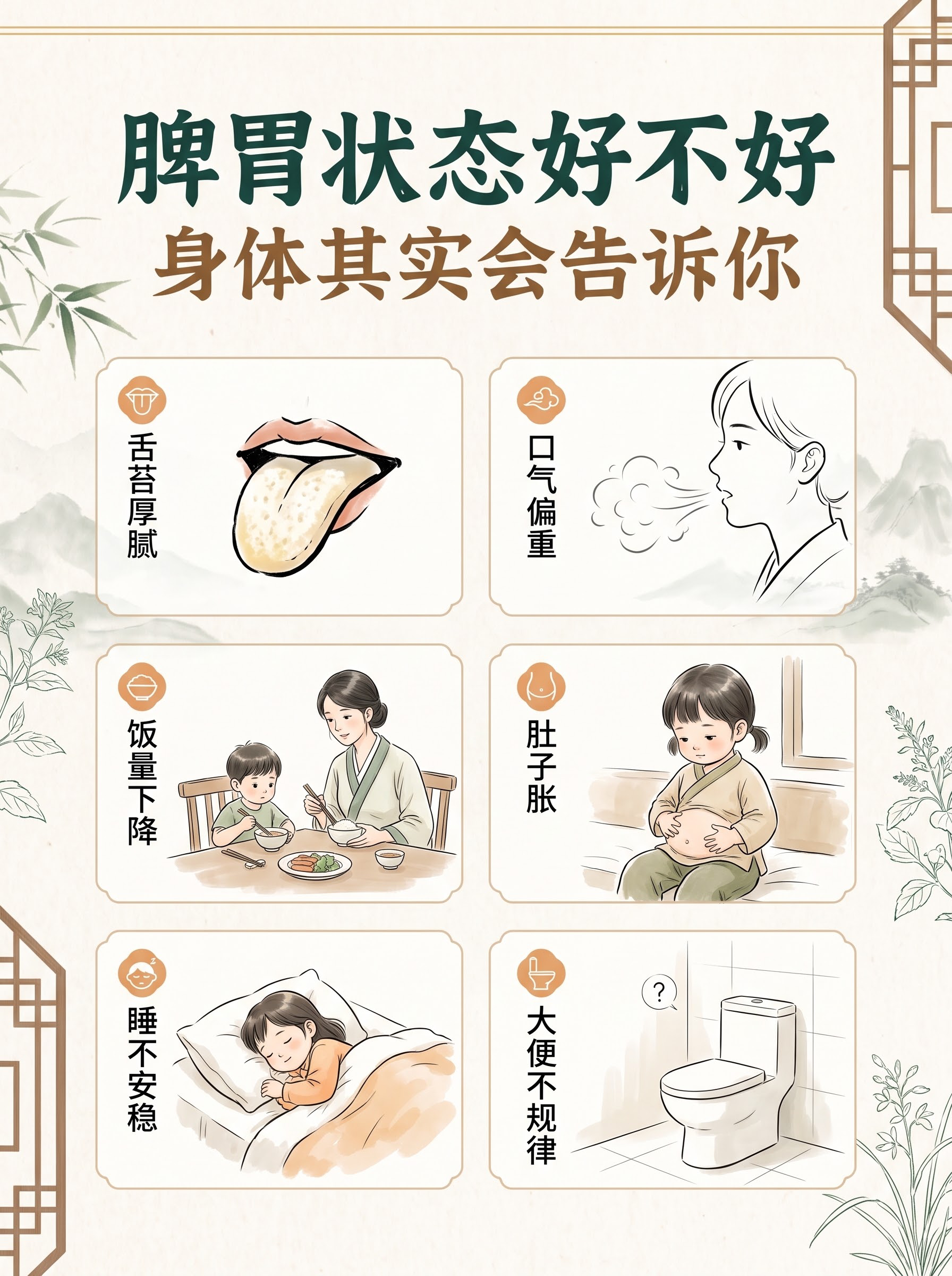 东方草本健康科普详情页，竖版315×420比例，现代东方草本风… - 图片创意预览