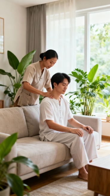 生成50张上门泰式按摩图片预览效果