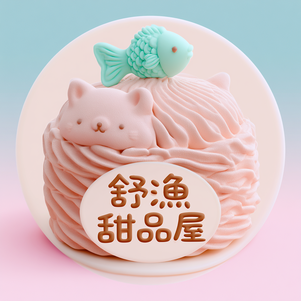 A sweet and healing cream-style… - 图片创意预览