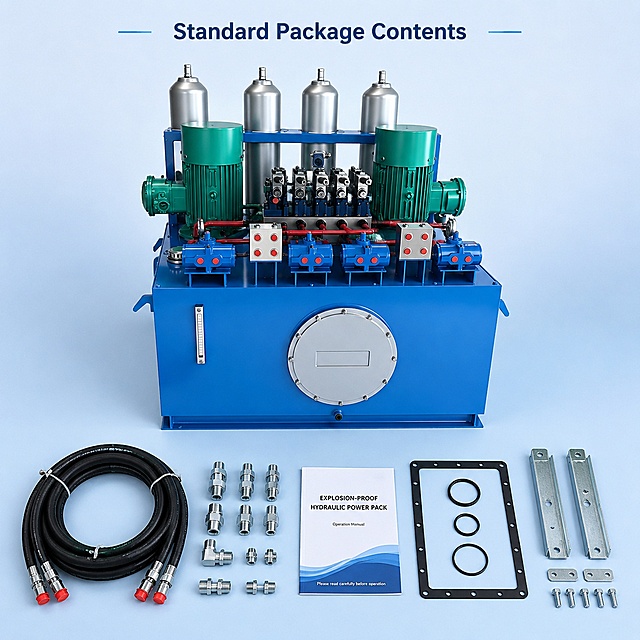 Anti-Explosion Hydraulic Power Pack for Coalmine Engineering「图片1」