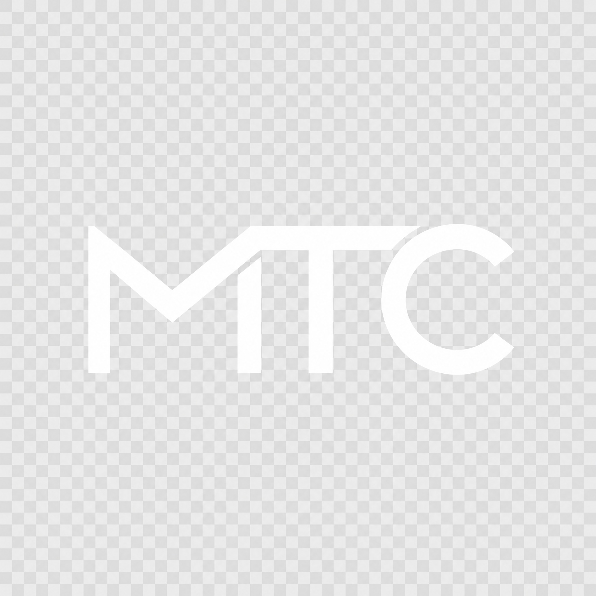 透明背景。平面艺术字体设计，3个字母"MTC"，所有字母单行横… - 图片创意预览