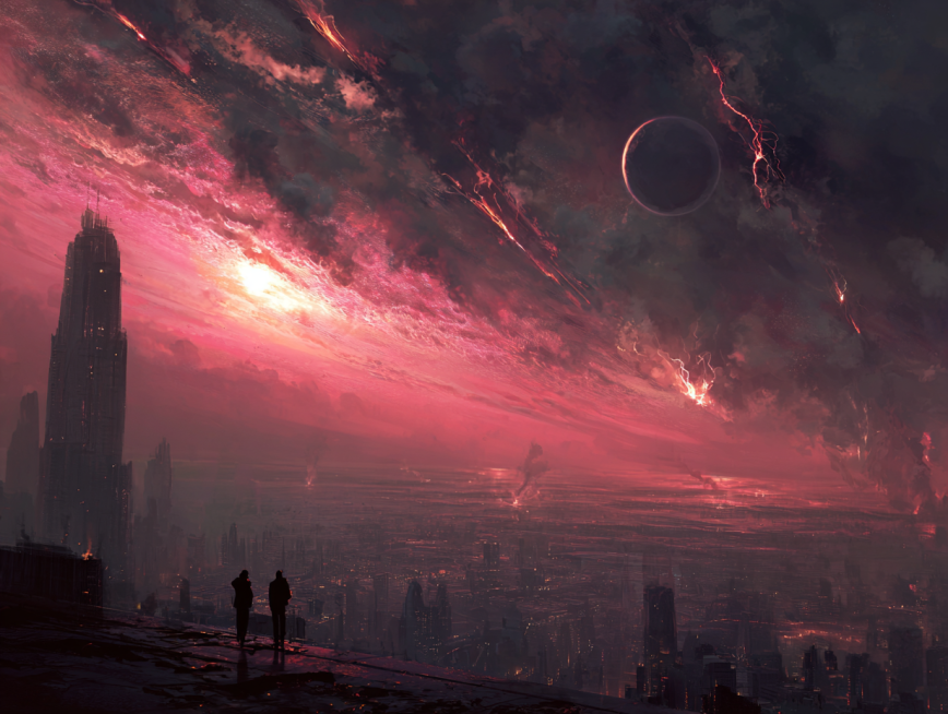 使用Midjourney V7创作出有宿命感图片，你可以生成世界末日，你也可以生成其他所有素材，要求给出数据也震撼感预览效果