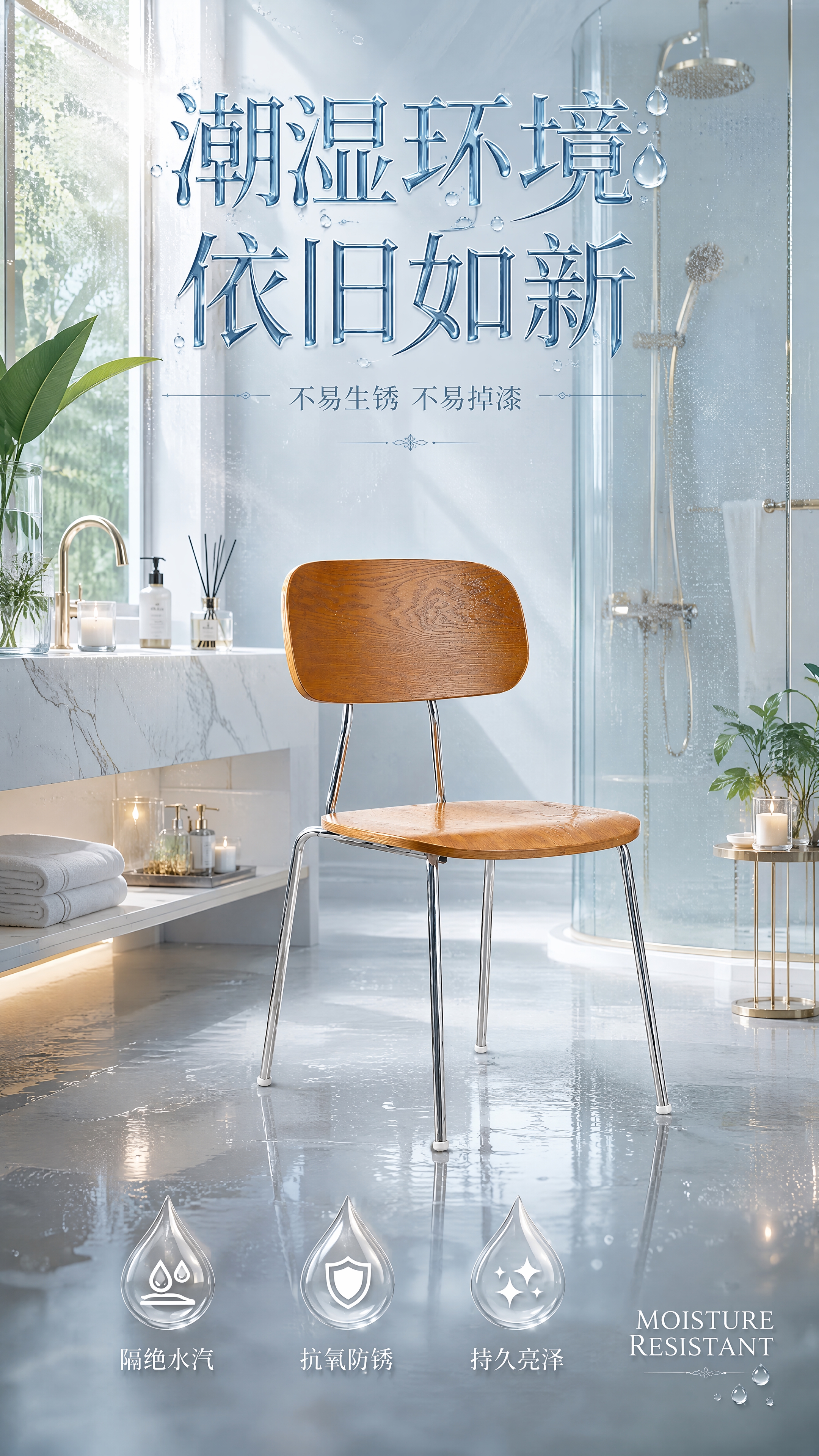 [第4张] 详情页第四张-潮湿环境也不容易生锈掉漆场景验证页。… - 图片创意预览