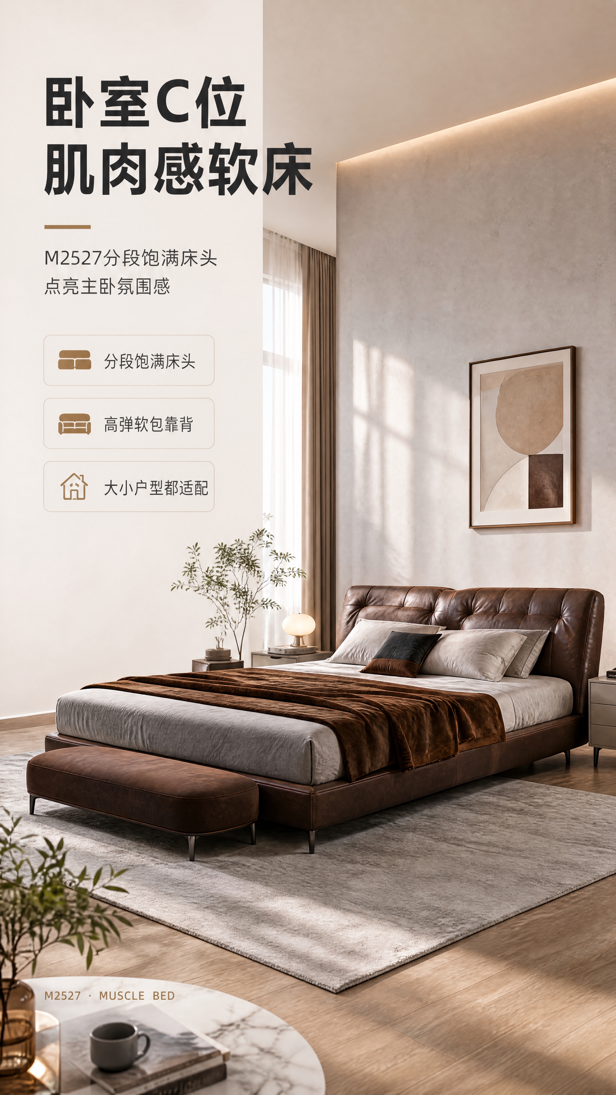 [商品] 使用【图1】M2527肌肉床；保留分段饱满床头、软包… - 图片创意预览