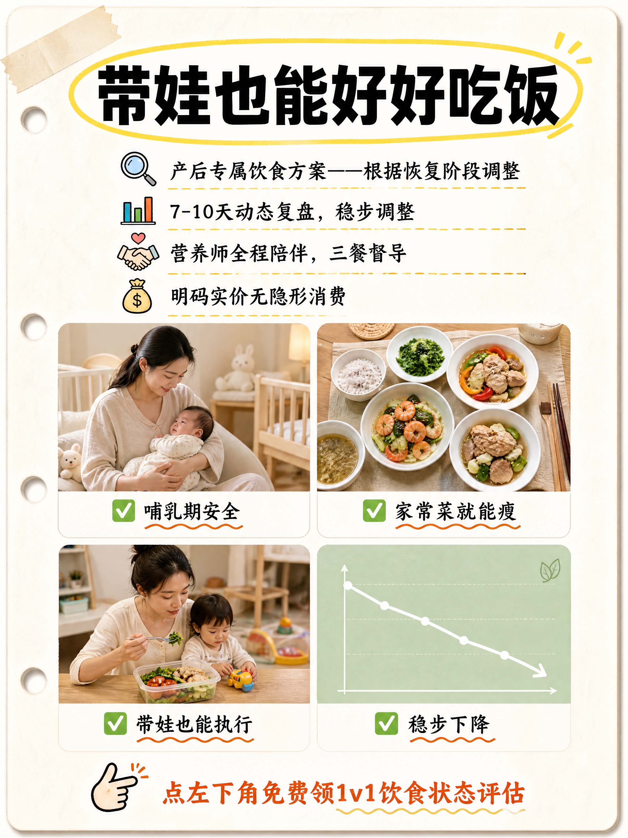 小红书3:4竖版图文内页，场景食材展示版，手账风，版式精美，小… - 图片创意预览